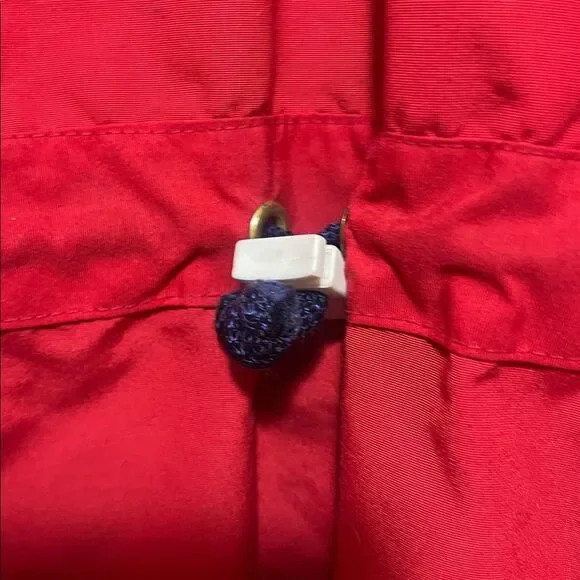 Vintage added dimensions by Alpine, designs, Red Hooded Windbreaker Jacket - Picture 4 of 5